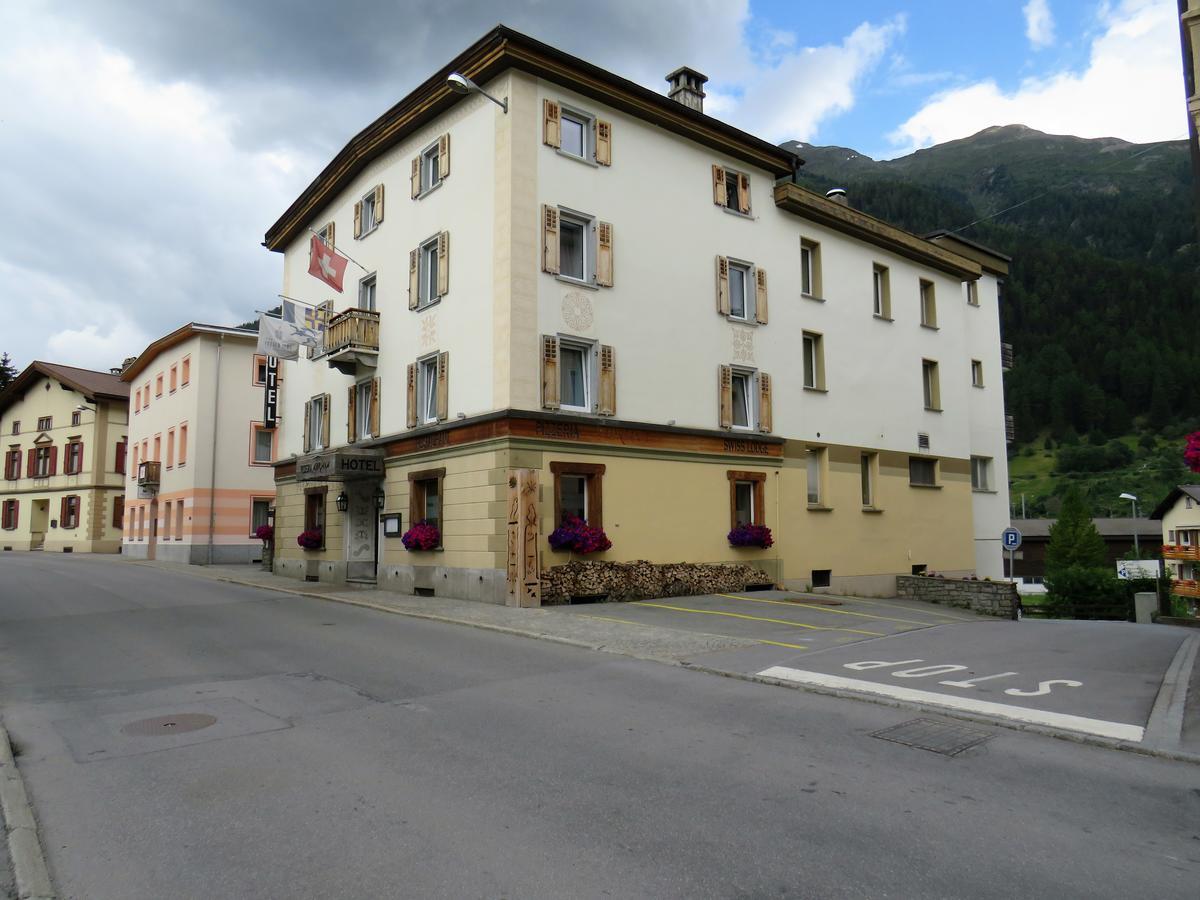 Hotel Crusch Alba Swiss Lodge Zernez Exterior foto
